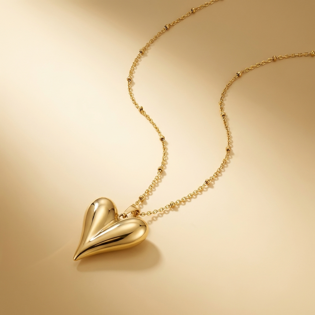 Gouden hartketting