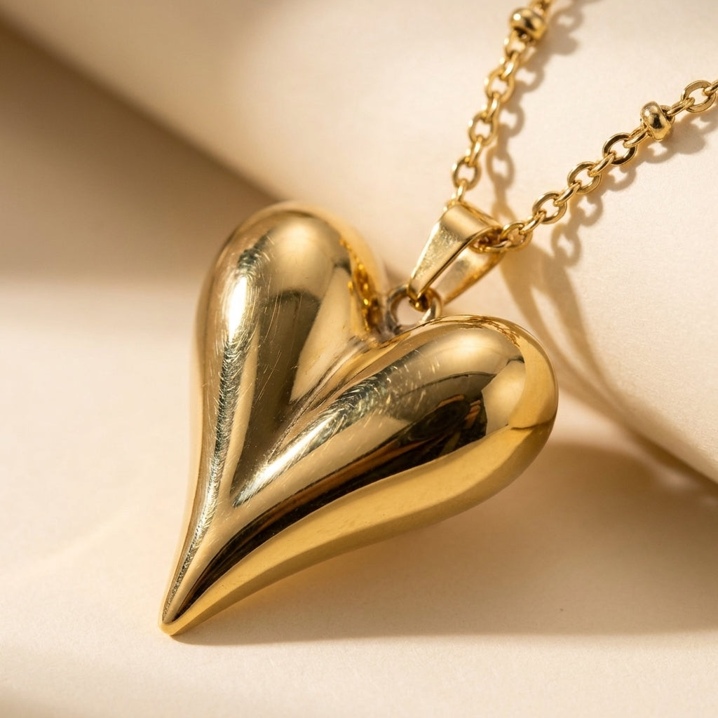 Gouden hartketting