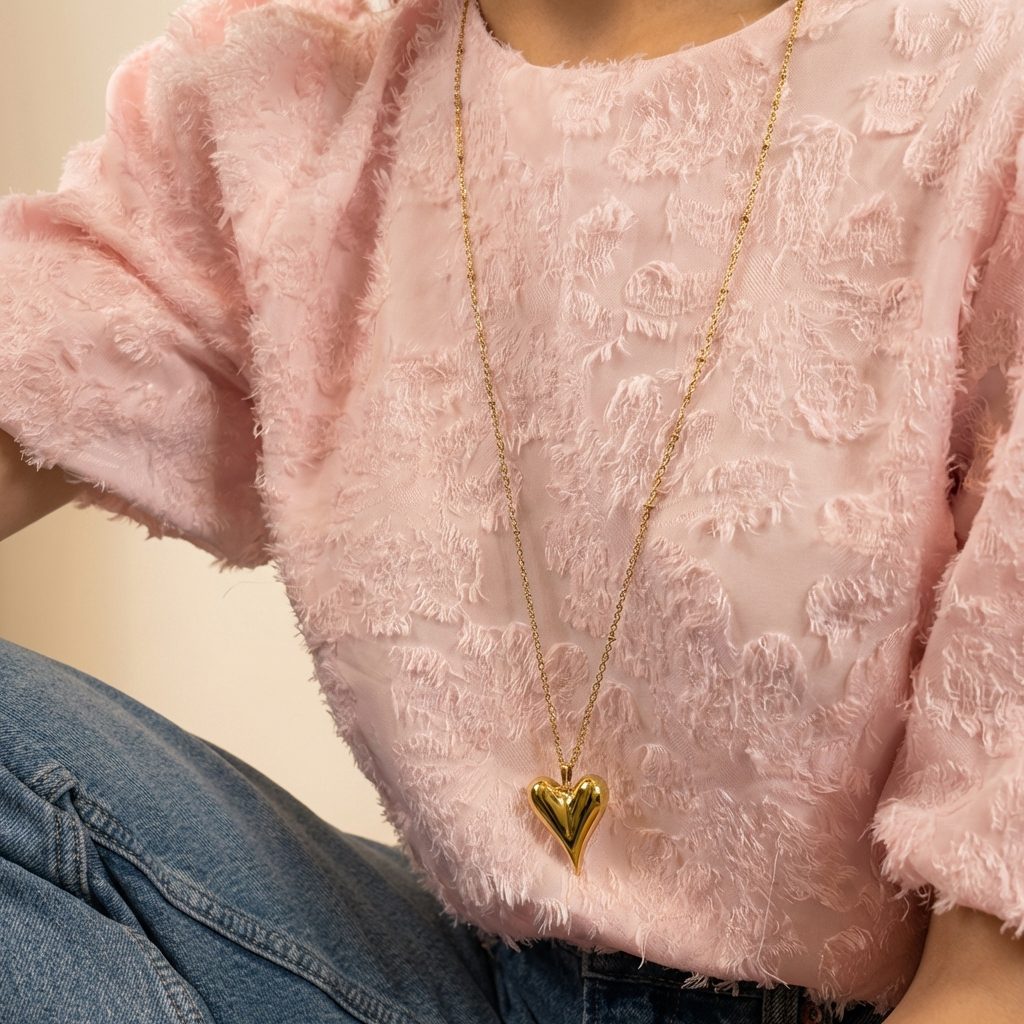 Gouden hartketting